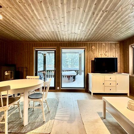 Modern Ski-In Out Apartment At Sjusjoen Bagian luar foto