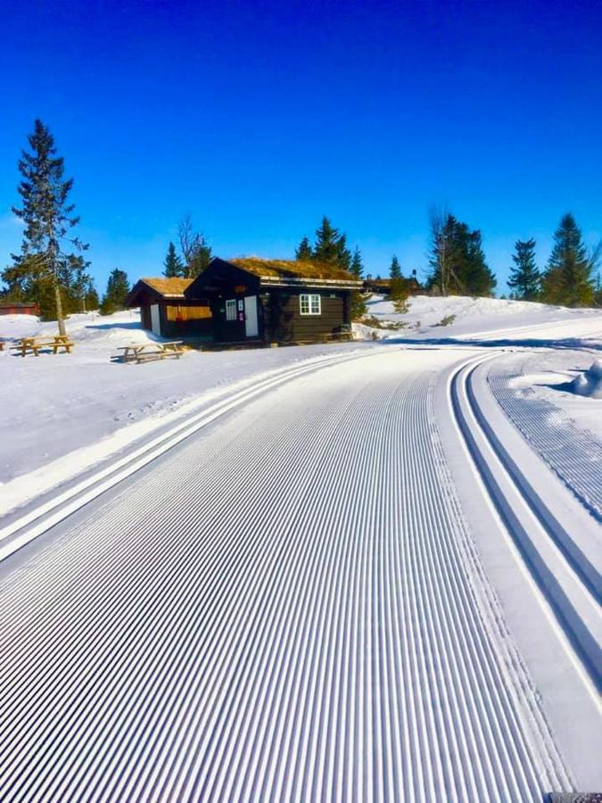 Modern Ski-In Out Apartment At Sjusjoen Bagian luar foto