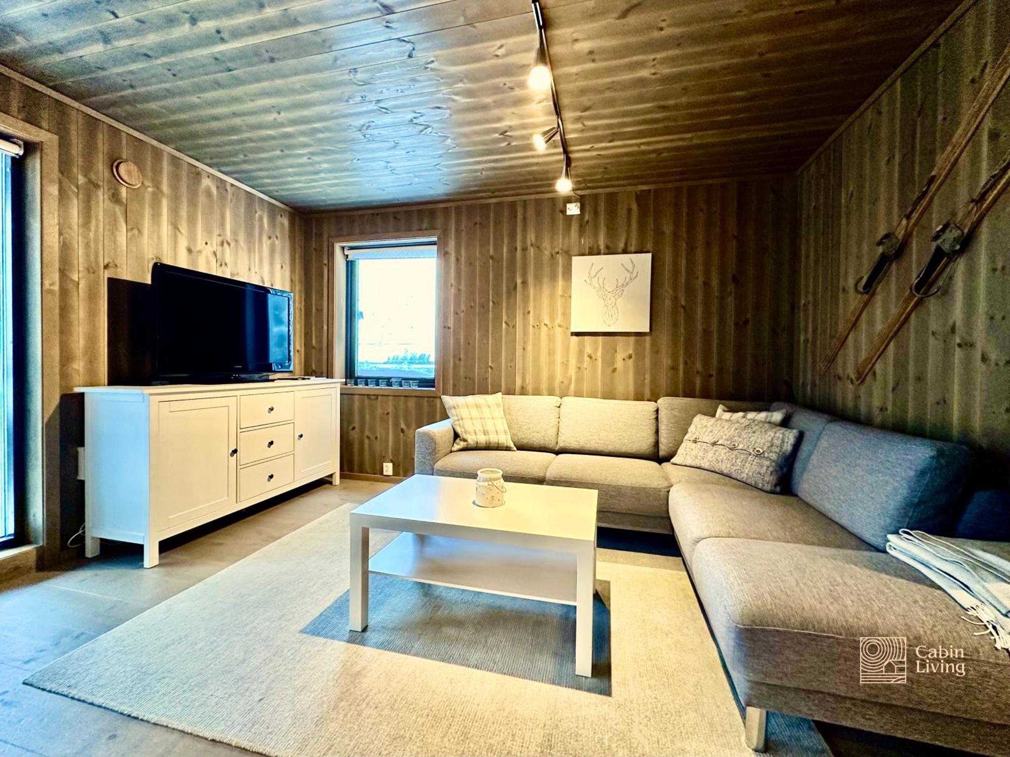 Modern Ski-In Out Apartment At Sjusjoen Bagian luar foto