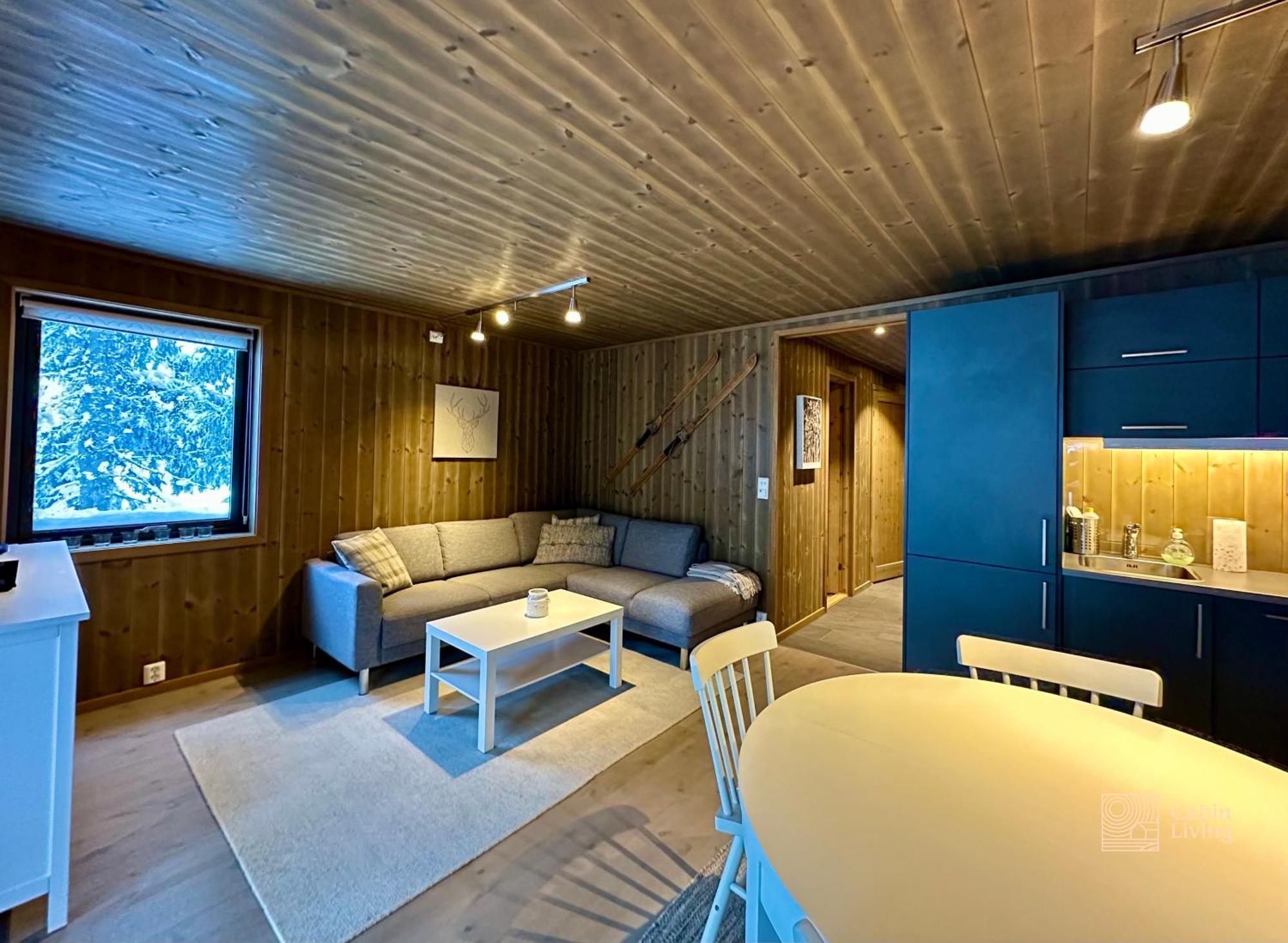 Modern Ski-In Out Apartment At Sjusjoen Bagian luar foto