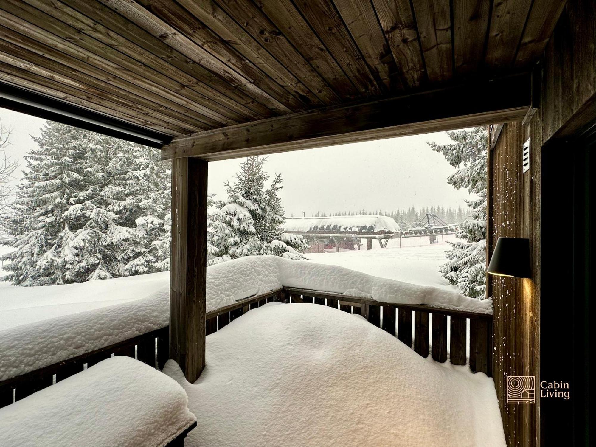 Modern Ski-In Out Apartment At Sjusjoen Bagian luar foto